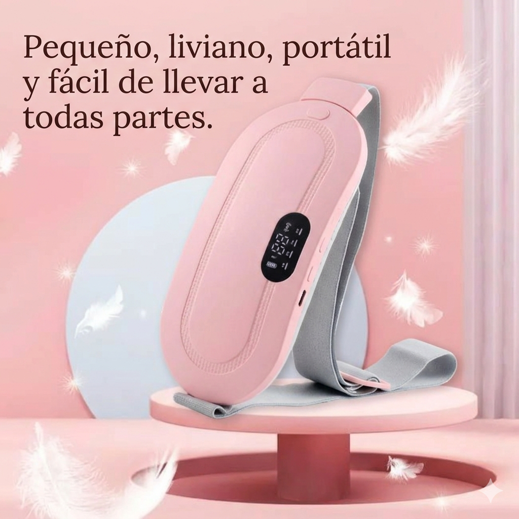 Cinturón térmico para alivio cólico menstrual de forma natural