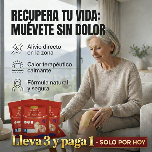 Parches para alivio de Artritis. PROMO PACK 3x1, SOLO POR HOY!