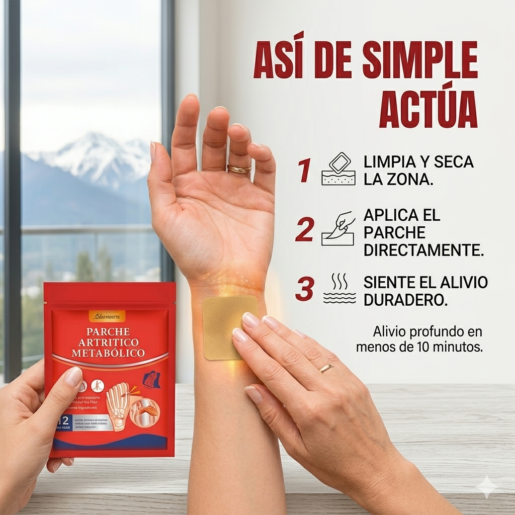 Parches para alivio de Artritis. PROMO PACK 3x1, SOLO POR HOY!