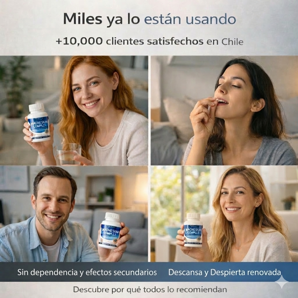 MAGNESIUM COMPLEX. Suplemento 8 tipos de magnesio. 1000mg